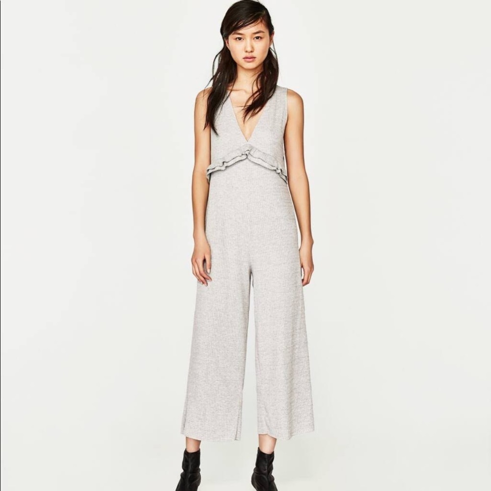 Ribbed Cotton Jumpsuit